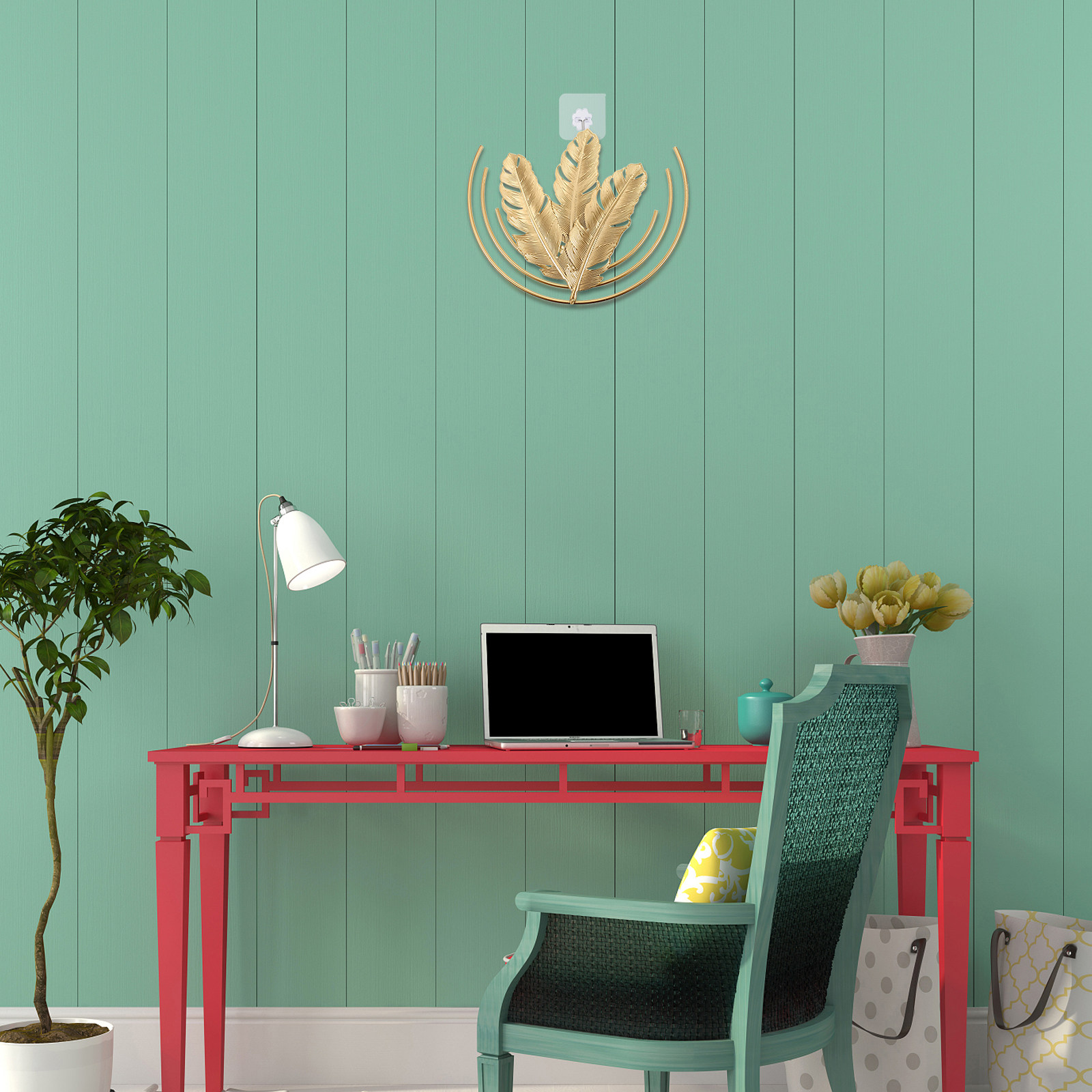 Decorazione da Parete in Ferro - Home Office Background recensione e prezzo