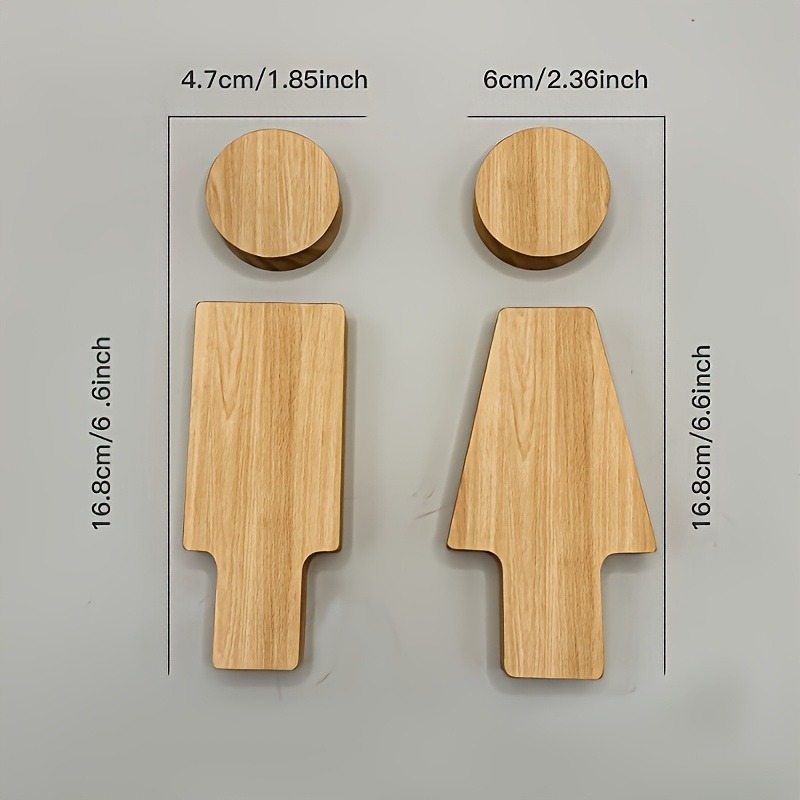 Cartello da bagno in legno da  - Home Office Setup recensione e prezzo