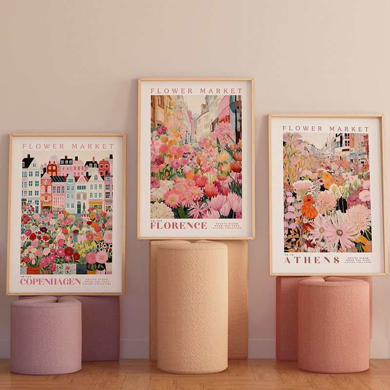 3 poster moderni su tela con m - Home Office Marketing recensione e prezzo