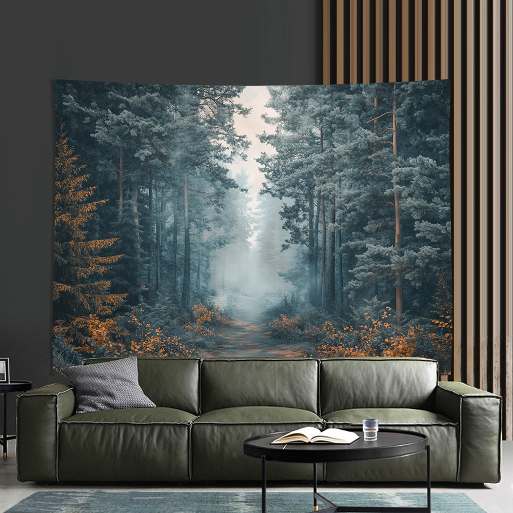 Misty Forest Path, stampa digi - Home Office Background recensione e prezzo