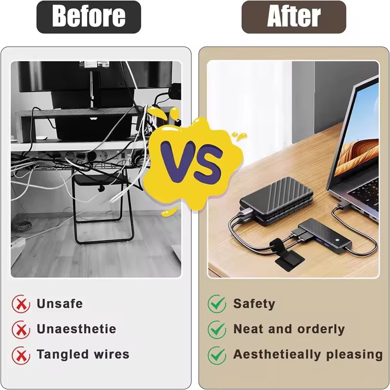 Fascette adesive sotto scrivan - Home Office Setup recensione e prezzo