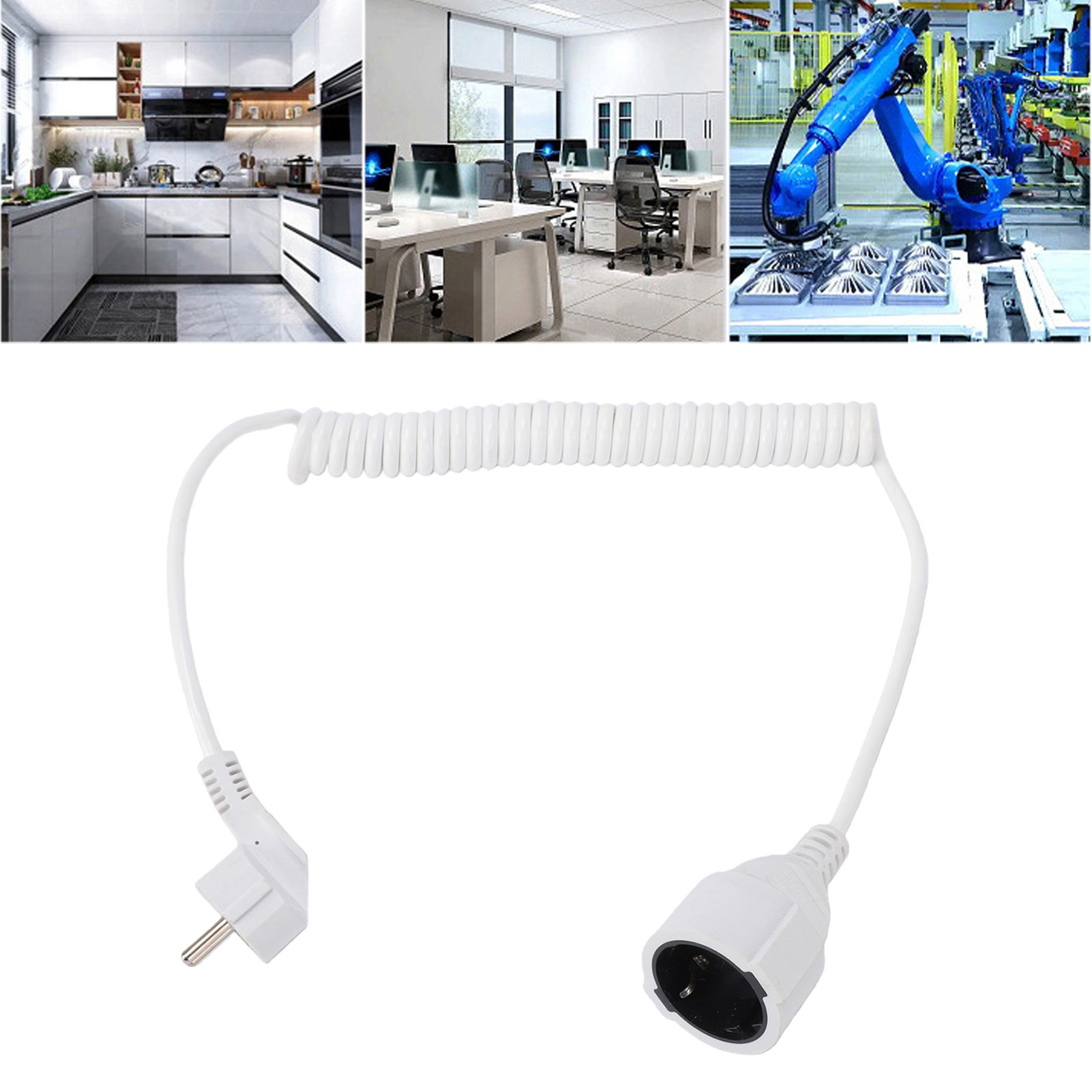 Cavo di prolunga a spirale 3 x - Home Office 2M X 2M recensione e prezzo